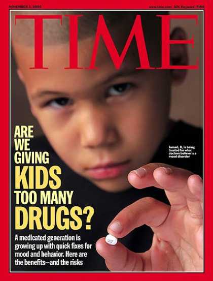 Time - Medicating Young Minds - Nov. 3, 2003 - Children - Medications - Health & Medici
