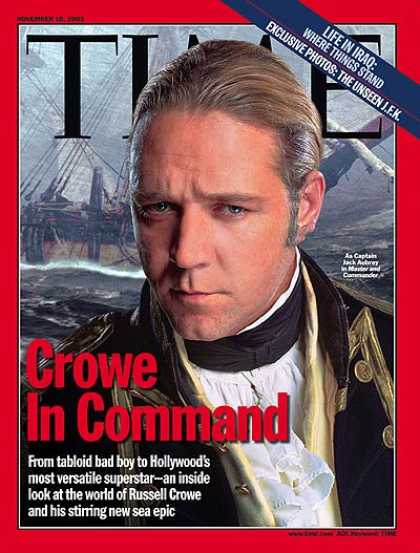 Time - Crowe in Command - Nov. 10, 2003 - Actors - Movies