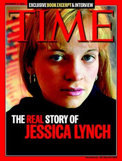 Time - The Real Story of Jessica Lynch - Nov. 17, 2003 - Iraq - Military - Middle East