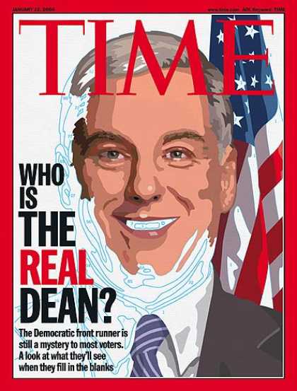 Time - Who Is the Real Dean? - Jan. 12, 2004 - Presidential Elections - Politics - Demo