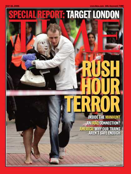 Time - Rush Hour Terror - July 18, 2005 - Terrorism - Great Britain