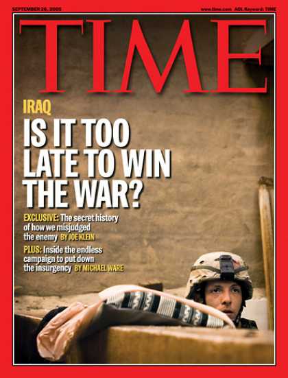 Time - Is It Too Late To Win the War? - Sep. 26, 2005 - Iraq - Terrorism - Middle East