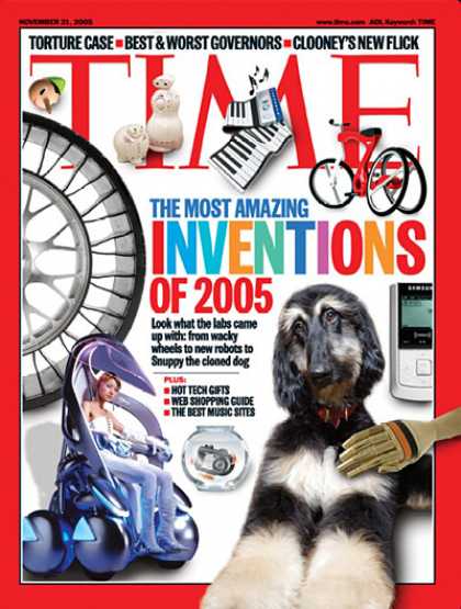 Time - The Most Amazing Inventions of 2005 - Nov. 21, 2005 - Inventions - Innovation -