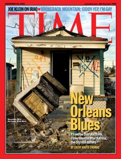 Time - New Orleans Blues - Nov. 28, 2005 - Hurricanes - Weather - Floods - Natural Disa
