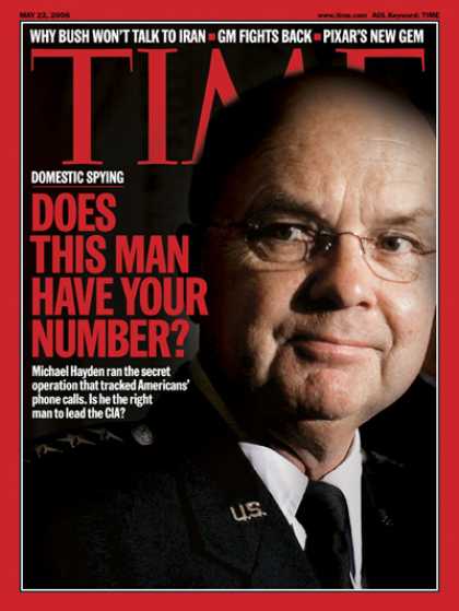 Time - Does This Man Have Your Number? - May 22, 2006 - CIA - Espionage - Terrorism - P