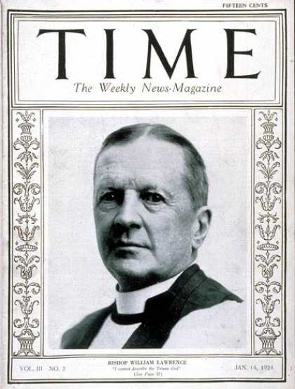 Time - Jan. 14, 1924 - Religion