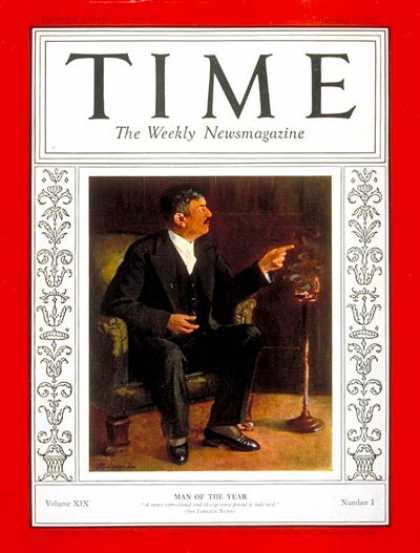 Time - Pierre Laval, Man of the Year - Jan. 4, 1932 - Pierre Laval - Person of the Year