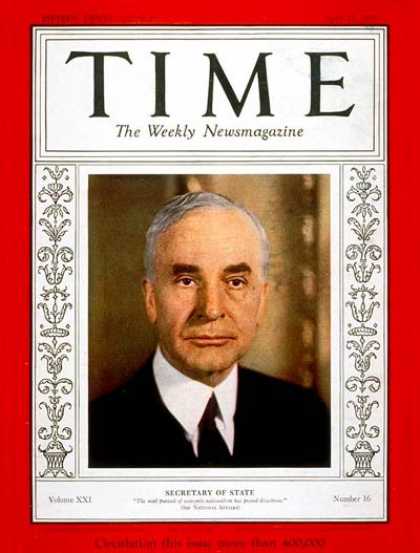 Time - Apr. 17, 1933 - Diplomacy - United Nations - Politics