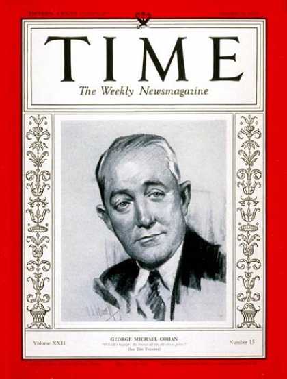 Time - George M. Cohan - Oct. 9, 1933 - Theater - Composers - Music