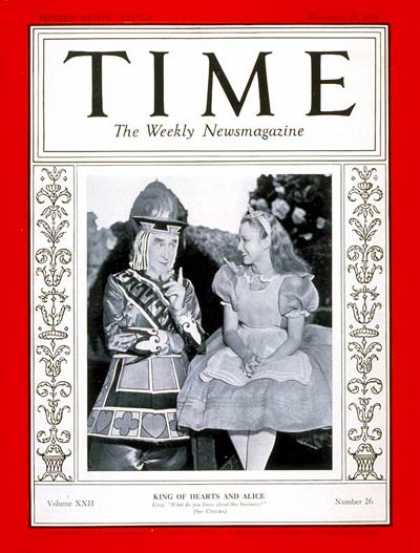 Time - Alice in Wonderland - Dec. 25, 1933 - Movies