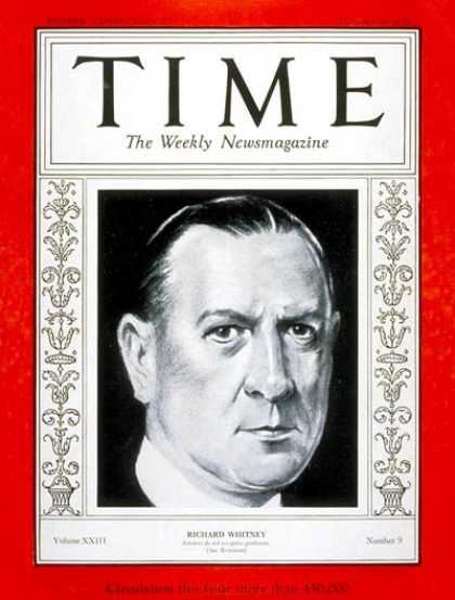 Time - Richard Whitney - Feb. 26, 1934 - Painters - Art