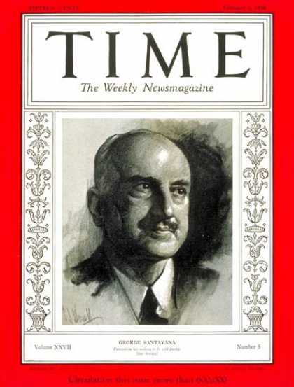 Time - George Santayana - Feb. 3, 1936 - Books - Poets