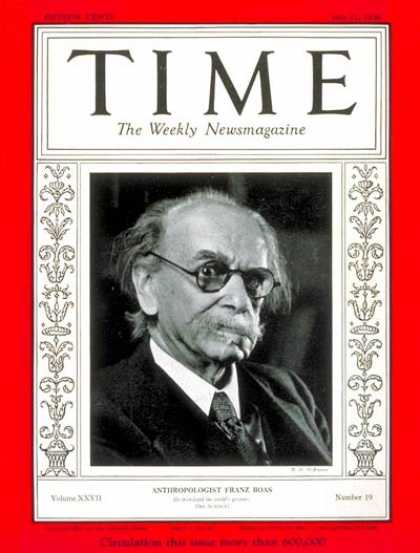 Time - Franz Boas - May 11, 1936 - Anthropology - Education