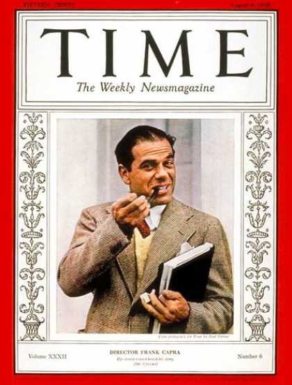 Time - Frank Capra - Aug. 8, 1938 - Directors - Movies