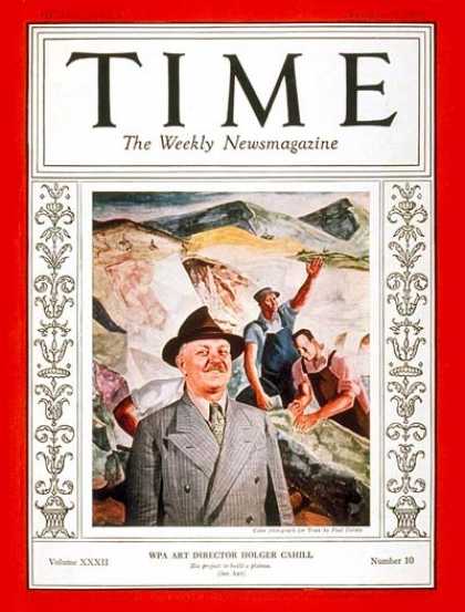 Time - Holger Cahill - Sep. 5, 1938 - Books