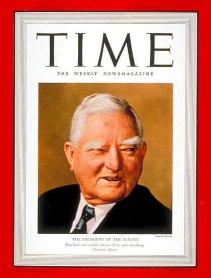 Time - John Nance Garner - Mar. 20, 1939 - Vice Presidents - Politics - Democrats