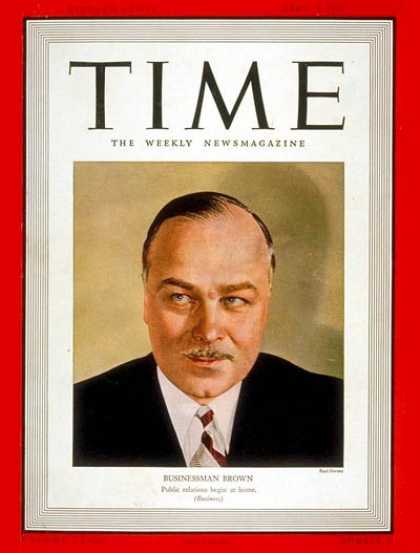Time - Lewis H. Brown - Apr. 3, 1939