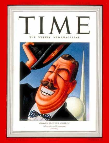 Time - Grover A. Whalen - May 1, 1939 - New York - Politics