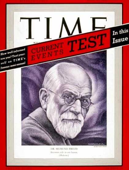 Time - Sigmund Freud - June 26, 1939 - Mental Health - Psychology - Health & Medicine