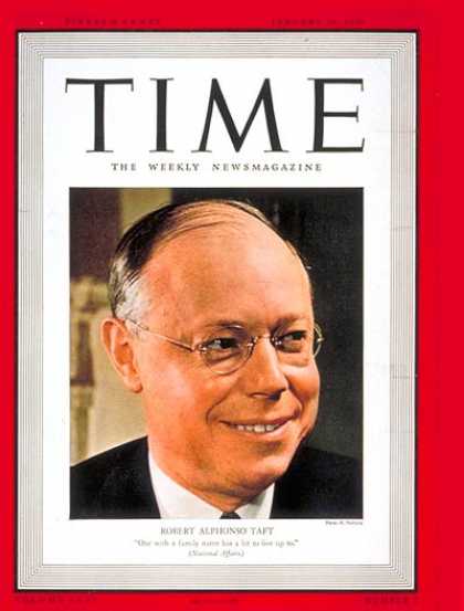 Time - Robert A. Taft - Jan. 29, 1940 - Congress - Senators - Politics