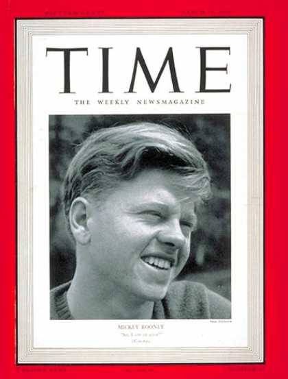 Time - Mickey Rooney - Mar. 18, 1940 - Actors - Movies
