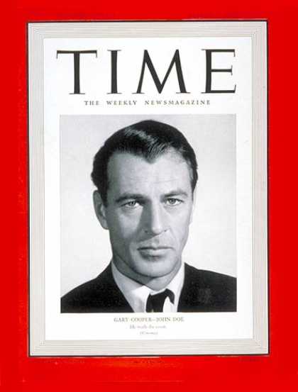 Time - Gary Cooper - Mar. 3, 1941 - Actors - Movies
