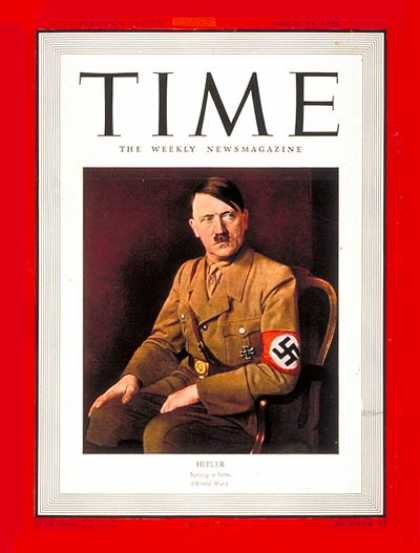 Time - Adolf Hitler - Apr. 14, 1941 - Adolph Hitler - World War II - Germany - Nazism