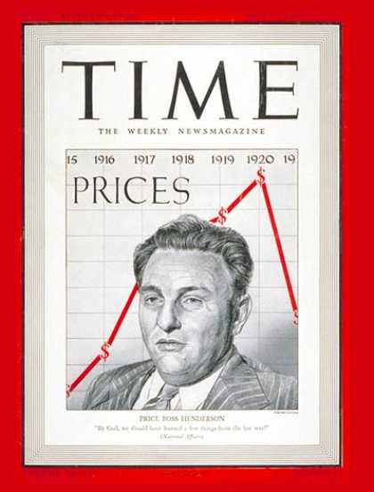Time - Leon Henderson - May 12, 1941 - Politics