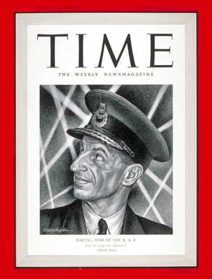 Time - Sir Charles Portal - July 28, 1941 - Great Britain - Military - Army