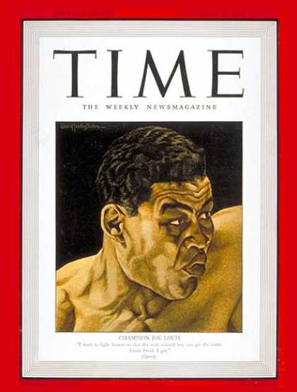Time - Joe Louis - Sep. 29, 1941 - Boxing - Most Popular - Sports