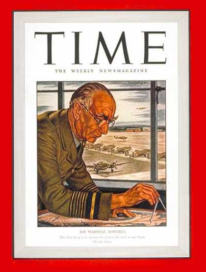 Time - Sir Frederick Bowhill - Oct. 20, 1941 - Great Britain - Military - Aviation