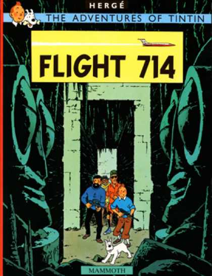 Tintin 22 - Herge - Flight 714 - Mammoth - Dog - Michinegun