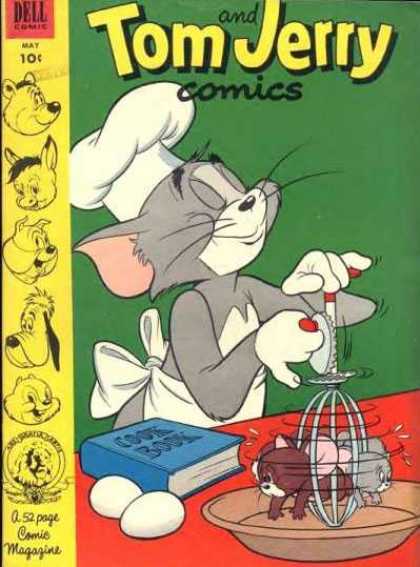 Tom & Jerry Comics 106 - Cat - Mouse - Eggs - Beater - Cookbook