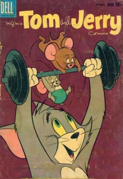 Tom & Jerry Comics 183 - Dell - Mouse - Cat - Dumbell - Mgm