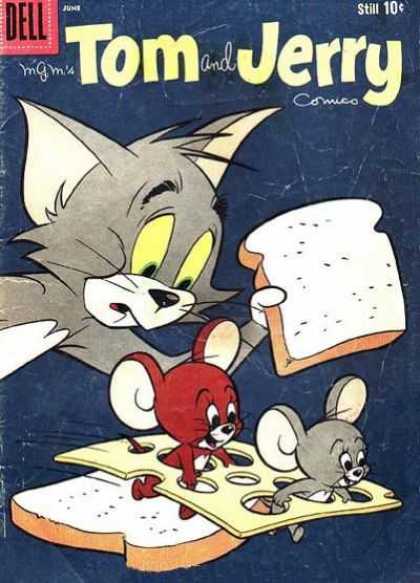 Tom & Jerry Comics 191 - Still 10 Cents - Dell - Mgms - Mouse - Sandwich