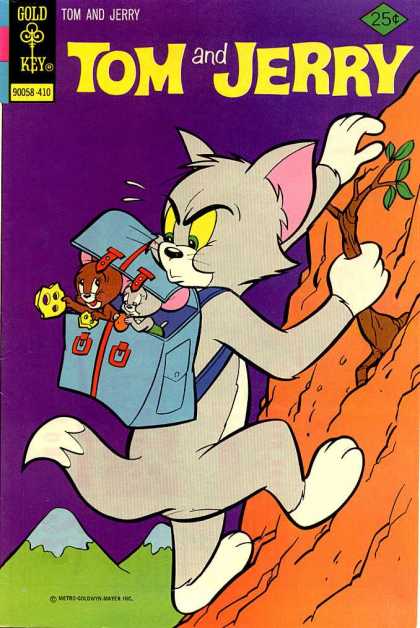 Tom & Jerry Comics 287 - Cat - Mouse - Friends - Bagpack - Rock Climbing