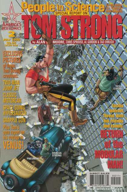 Tom Strong 2 - People In Science - Weapon - Gun - Americas Best Comics - Alan Moore - Chris Sprouse