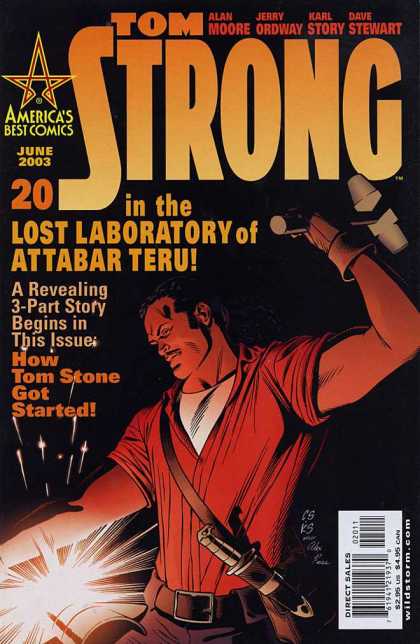 Tom Strong 20 - Knife - Hammer - Lost Laboratory - Jerry Ordway - Alan Moore - Chris Sprouse