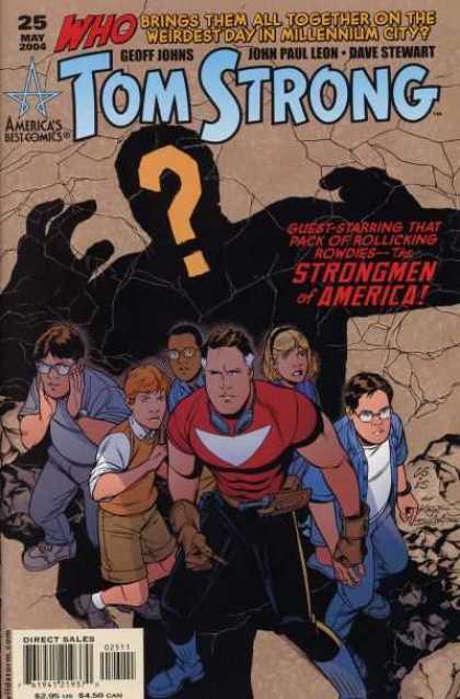 Tom Strong 25 - Strongmen Of America - Question Mark - Geoff Johns - Americas Best Comics - John Paul Leon - Chris Sprouse