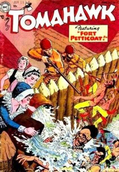 Dc Comics - Fort Petticoat - Native Americans - Frontier Men - Siege - Nick Cardy Tomahawk 26 - Dc Comics - Fort Petticoat - Native Americans - Frontier Men - Siege - Nick Cardy