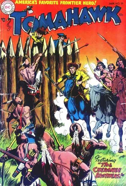 Stockade Fence - Horses - Arrows - Bows - Rifles Tomahawk 29 - Stockade Fence - Horses - Arrows - Bows - Rifles