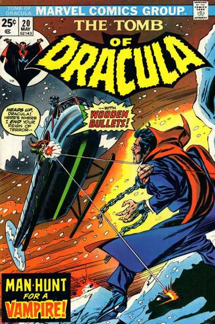 Tomb of Dracula 20 - Helicopter - Wooden Bullets - Snow - Chains - Man Hunt For A Vampire