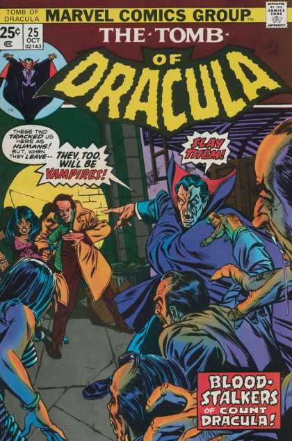 Tomb of Dracula 25 - Marvel - Vampires - Count Dracula - Blood Stalkers - Teeth
