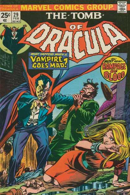 Tomb of Dracula 29 - Vampire Goes Mad - Rampage Of Blood - 25 C - What Happens - You Must Read