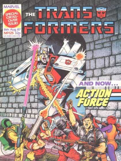 Transformers (UK) 125 - Fighting Robots - Army Fighters - Gi Joe - Guns With Blasts - Big Robot