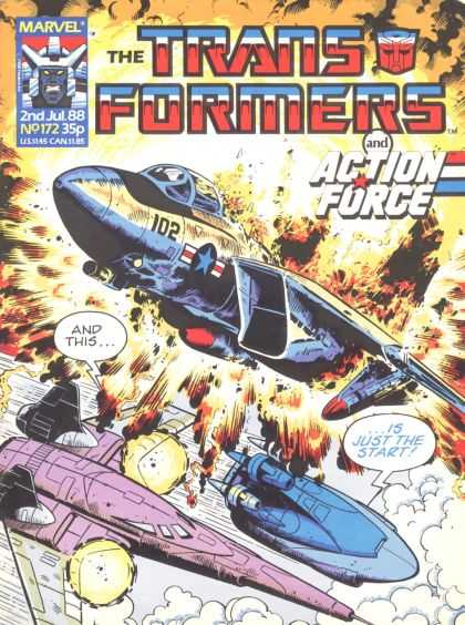 Transformers (UK) 172 - Marvel - Marvel Comics - Cyclons - Action Force - Transformers
