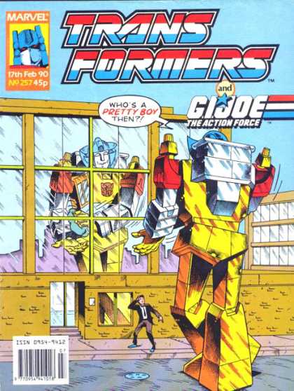 Transformers (UK) 257 - Robot - Buildings - Sky - Window - Man
