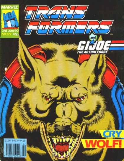 Transformers (UK) 272 - Yellow Wolf - Gi Joe - Cry Wolf - Marvel - No 272