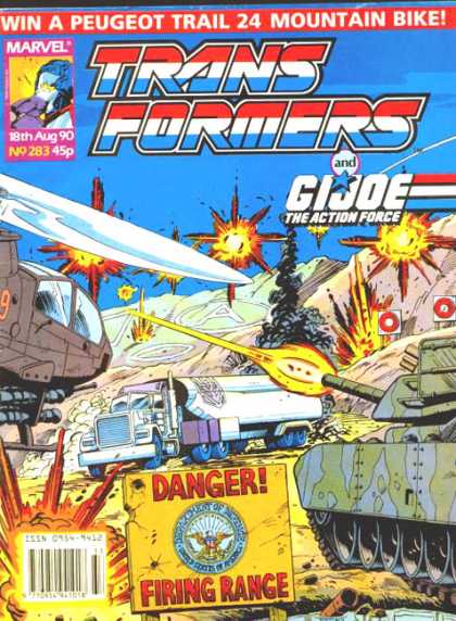 Transformers (UK) 283 - Tank - Lorry - Truck - Explosions - Snow