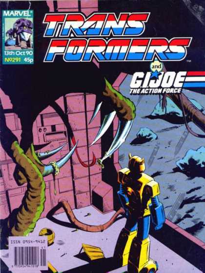 Transformers (UK) 291 - Marvel - The Action Force - Gi Joe - October - No 291